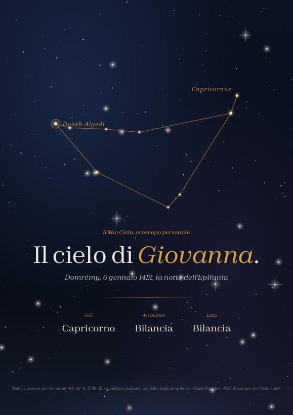 Copertina d'esempio: Il cielo di Giovanna